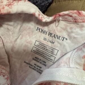Posh Peanut Blush Tie-Dye Baby Wear